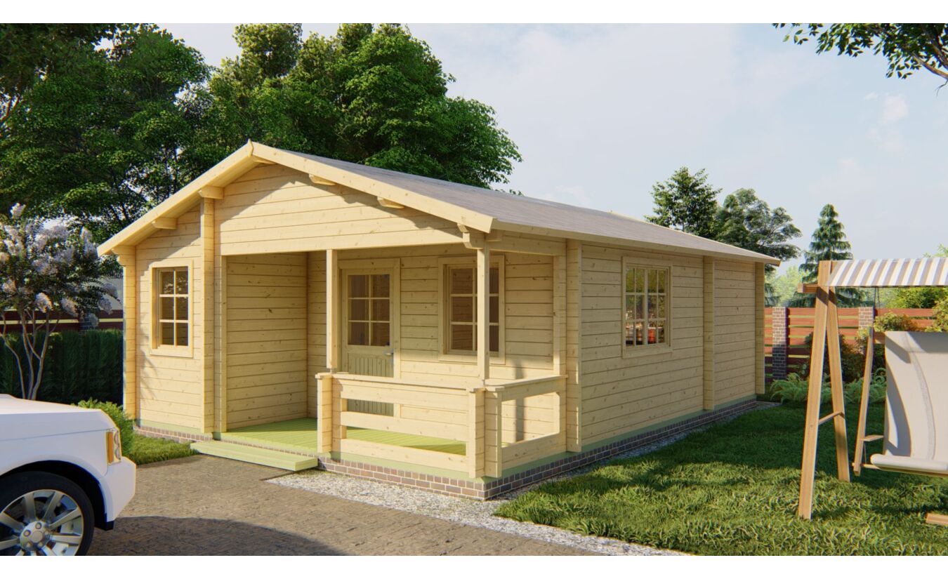 Chalet / blokhut Kay 595x800cm