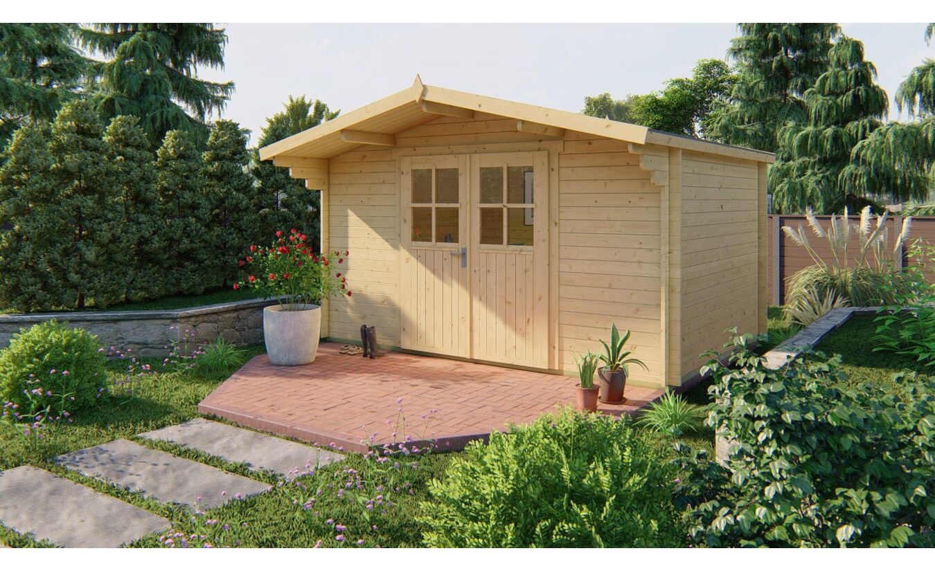 Blokhut / tuinhuis Murcia 400x300+70cm