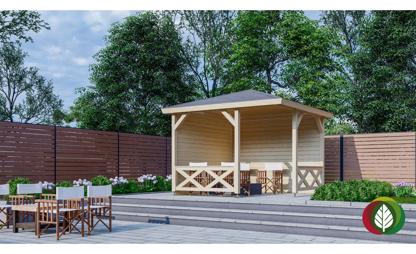 Paviljoen P3055 Interflex 278x278cm