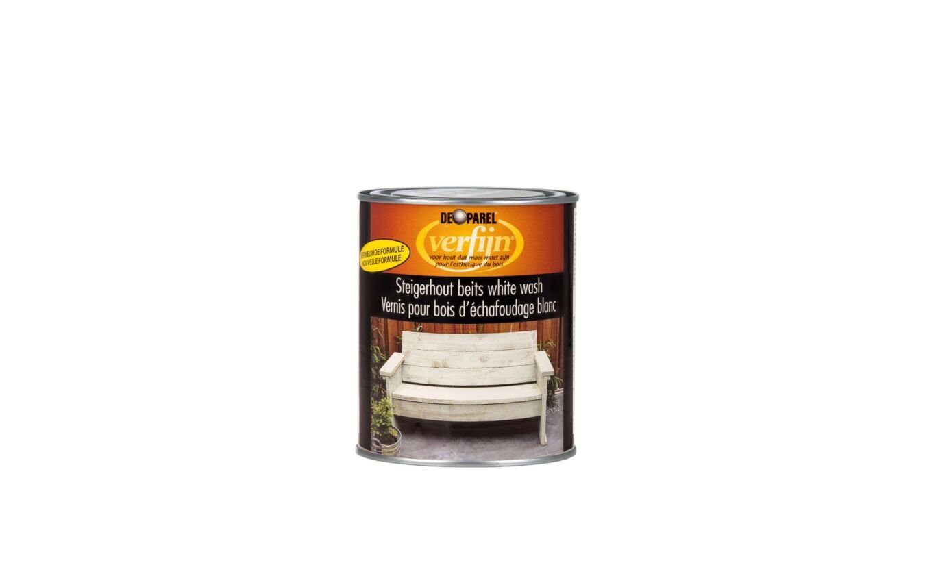 Steigerhoutbeits Wit 0.75 ltr