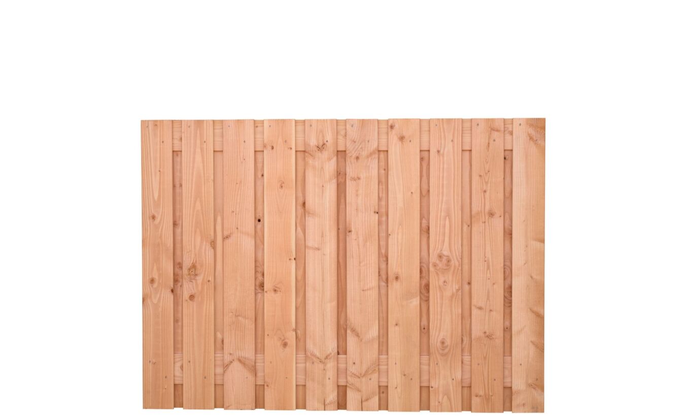 Tuinscherm Lariks Douglas Zwarte Woud 21-planks 130x180cm