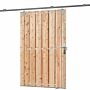 Tuinpoort met schuifdeursysteem 130x195 cm Douglas