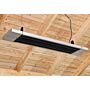 Heater black heat 900-1800W met wandsteun, timer en afstandsbediening