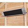 Heater black heat 900-1800W met wandsteun, timer en afstandsbediening