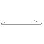 Noord-Zweeds vuren rabat 1.9x14.5x540cm geimpregneerd