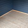 Houten binnenvloer voor blokhut en tuinhuis 26mm