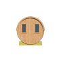 Barrelsauna 195 x 250 cm Thermowood 