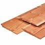 Zweeds Rabat - Potdekselplank Red Wood Class 2.2x19.5cm