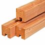 Stapelbouw schutting tussenpaal Lariks Douglas 11.5x11.5x300cm