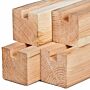 Sleufpalen Stapelbouw Schutting Douglas 11.5x11.5cm