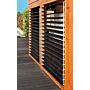 Flex Fence voor planken schutting met draaibare lamellen 220cm