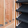Flex Fence voor planken schutting met draaibare lamellen 220cm