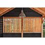 Flex Fence voor planken schutting met draaibare lamellen 220cm