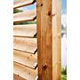 Flex Fence voor planken schutting met draaibare lamellen 220cm