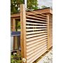 Flex Fence voor planken schutting met draaibare lamellen 220cm