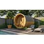 Barrelsauna 205 x 350 cm Thermowood 