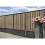 Betonpaal Geul antraciet diamantkop 10 x 10 x 280 cm