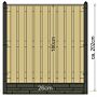 Betonpaal Schelde wit / grijs Eindpaal 8.5 x 8.5 x 277 cm