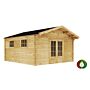 Blokhut Rolder 45mm 450x500cm - Duxwood