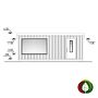 Luxe Buitensauna Carel XL 600 x 225 cm - Geïsoleerd