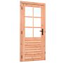 Enkele deur met glas Red Class Wood 100 x 205 cm - Linksdraaiend