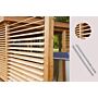 Flex Fence voor planken schutting met draaibare lamellen 220cm
