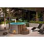 Luxe Hottub 200cm - interne kachel - Fiberglas binnenbak