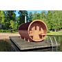 Barrelsauna 200 x 400 cm Thermowood