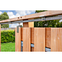 Tuinpoort met schuifdeursysteem 130x195 cm Douglas