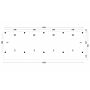 Kapschuur Bergen XL Lariks Douglas 1302x452cm type 9 onbehandeld