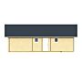 Chalet / blokhut Finn 1040x740cm + luifel 238cm