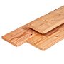 Veer en groef rabat Velling plank Lariks Douglas 1.8x14.5x500cm 