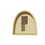 Pod Sauna Tolva 230 x 396 cm Vurenhout