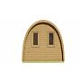 Pod Sauna Tolva 230 x 259 cm Thermowood  
