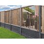 Flex Fence voor planken schutting met draaibare lamellen 220cm