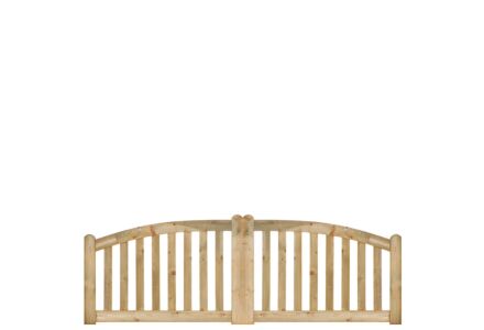 Toegangspoort geimpregneerd houten hek 80x150cm toog