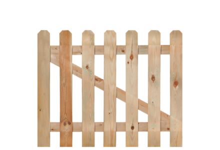 Tuinhekdeur recht geimpregneerd grenen hout
