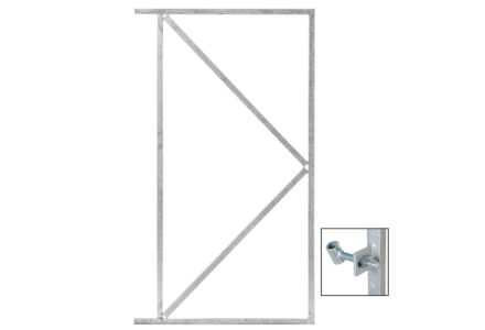 IJzeren frame voor zelfbouw schuttingdeur 100cm breed