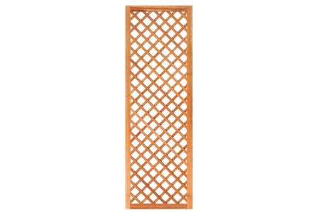 Rechte trellis diagonaal met hardhouten kader 180x60cm