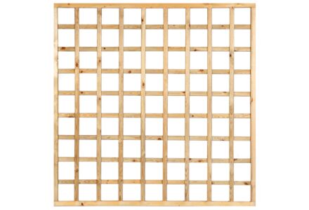 Trellis scherm recht met lijst geimpregneerd hout