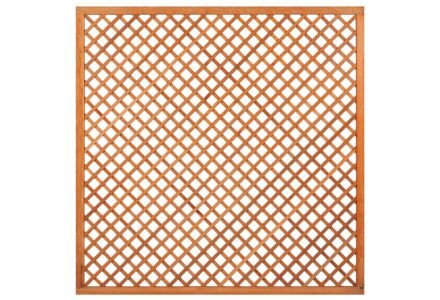 Rechte trellis diagonaal met hardhouten kader 