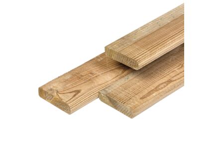 Timmerhout geimpregneerd grenen hout 1.6x7.0cm