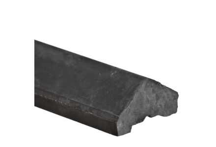Afdekkap pyramide antraciet voor betonplaat