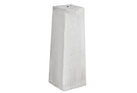 Betonpoer wit grijs 18x18-15x15cm - M16