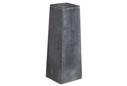 Betonpoer antraciet 18x18-15x15cm - M16