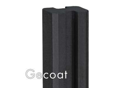 T-paal antraciet gecoat 11.5x11.5x298cm betonsysteem Spaarne - voor motiefplaten of tuinscherm