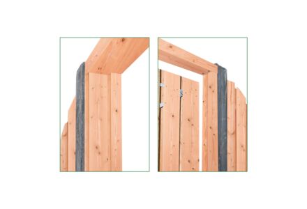 Deur kozijn Douglas met kader en aanslag lat H180-210cm x B90-150cm