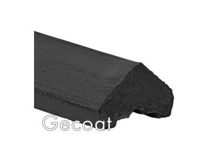 Afdekkap pyramide antraciet gecoat voor betonplaat