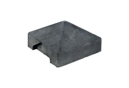 Afdekpet Pyramide antraciet sleufpaal