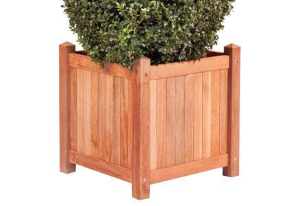 Plantenbak Lombok hardhout teak 45x45x47cm